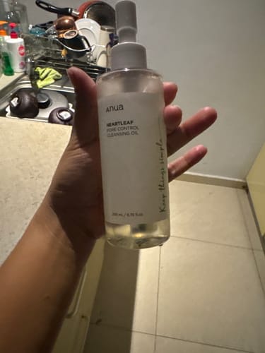 Customer photo review of Anua - Heartleaf Pore Control Cleansing Oil