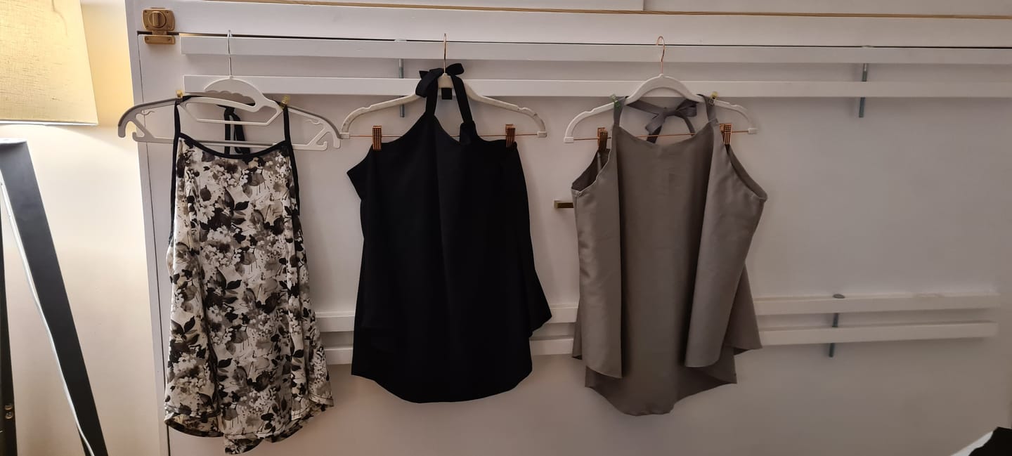 Customer photo review of Viscose Linen Woven Stretch Fabric