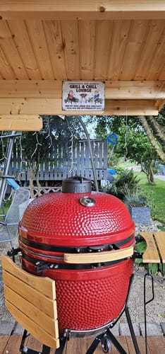 Customer photo review of Mein Grillplatz - Personalisiertes Gartenschild
