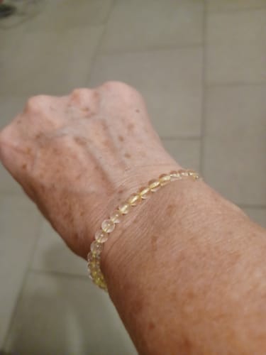 Customer photo review of Bracelet Citrine "Abondance"