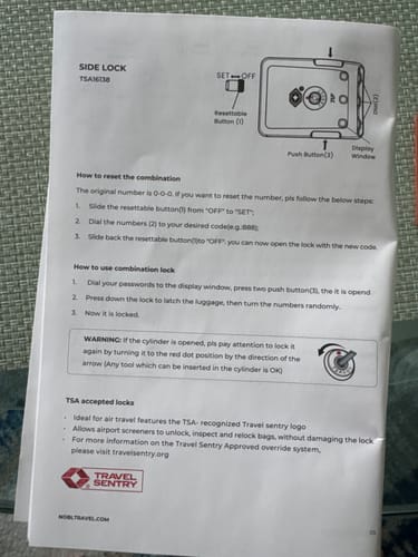 Customer photo review of Lifetime Warranty