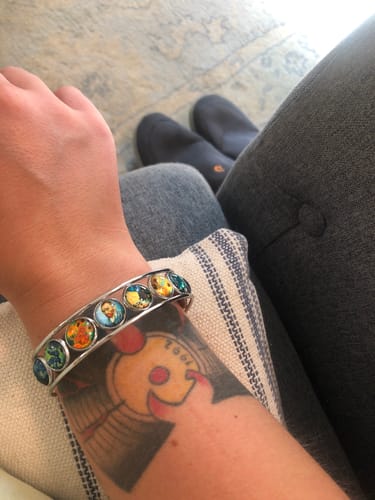 Customer photo review of "Van Gogh's Greatest Hits" Bracelet