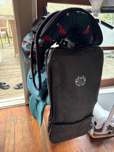 Customer photo review of Tack Trolley Black