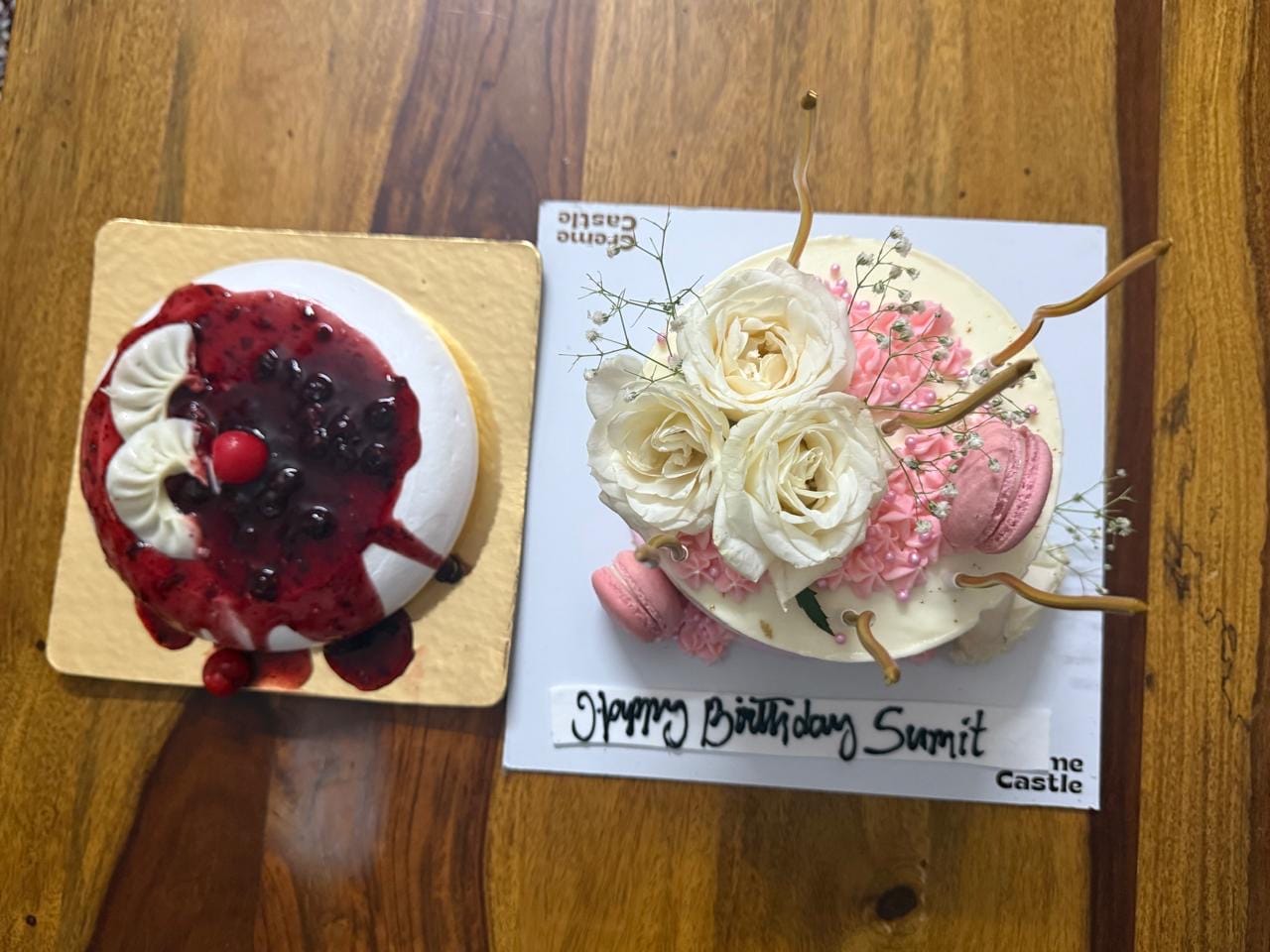 Customer photo review of Customized Cake for Husband