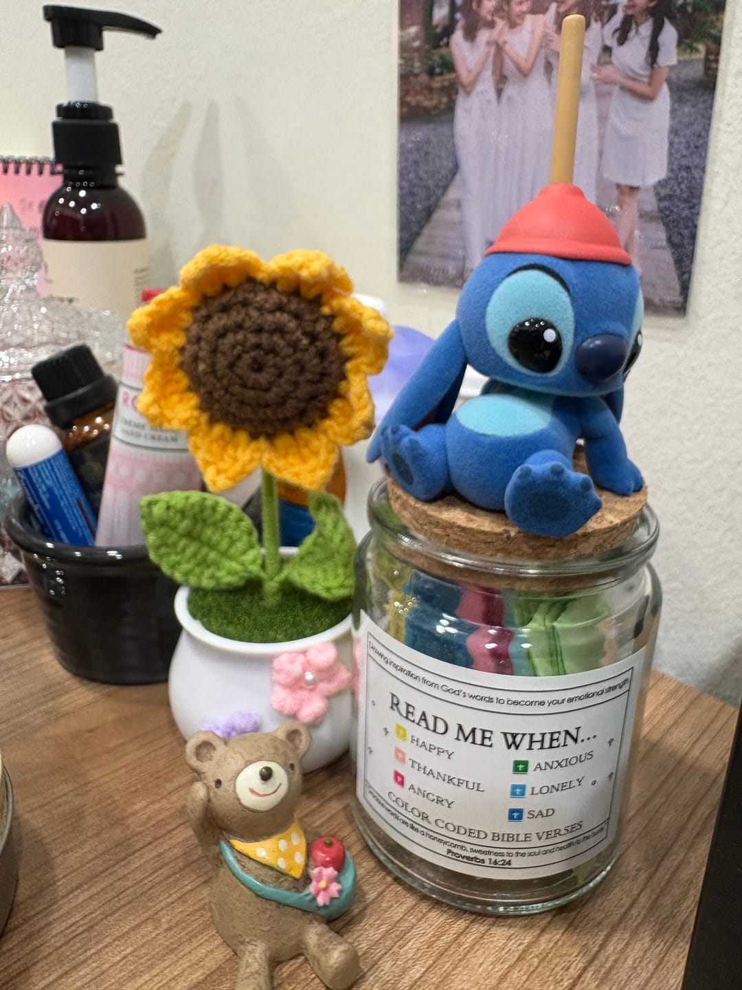 Customer photo review of (GIFTING OFFER) Handmade 90 Day Bible Verses Jar (Comes With Christian Gift Box)