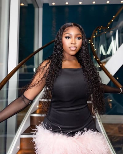 Customer photo review of Raw Hair Tiny Knots All-Pre 6x6 HD Glueless Wig Deep Wave