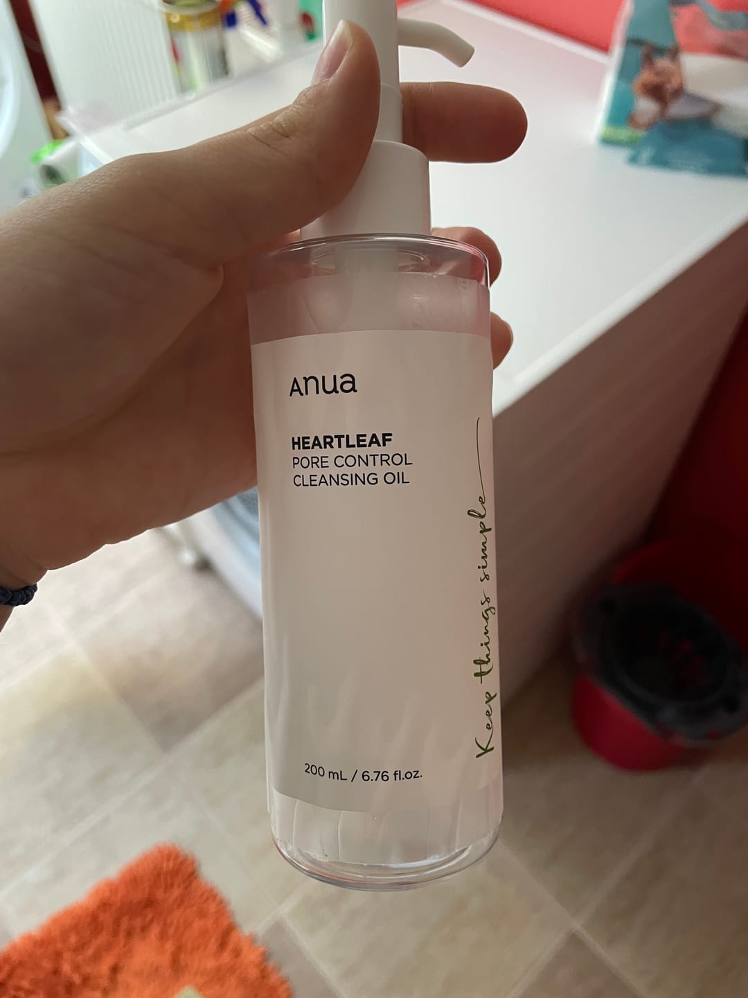 Customer photo review of Hidrofīlā eļļa dziļai poru attīrīšanai Anua Heartleaf Pore Control Cleansing Oil