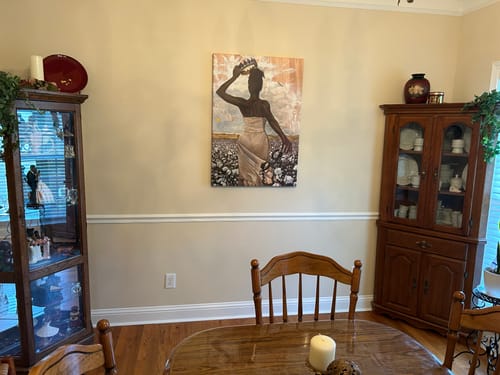 Customer photo review of PRINCESS CANVAS