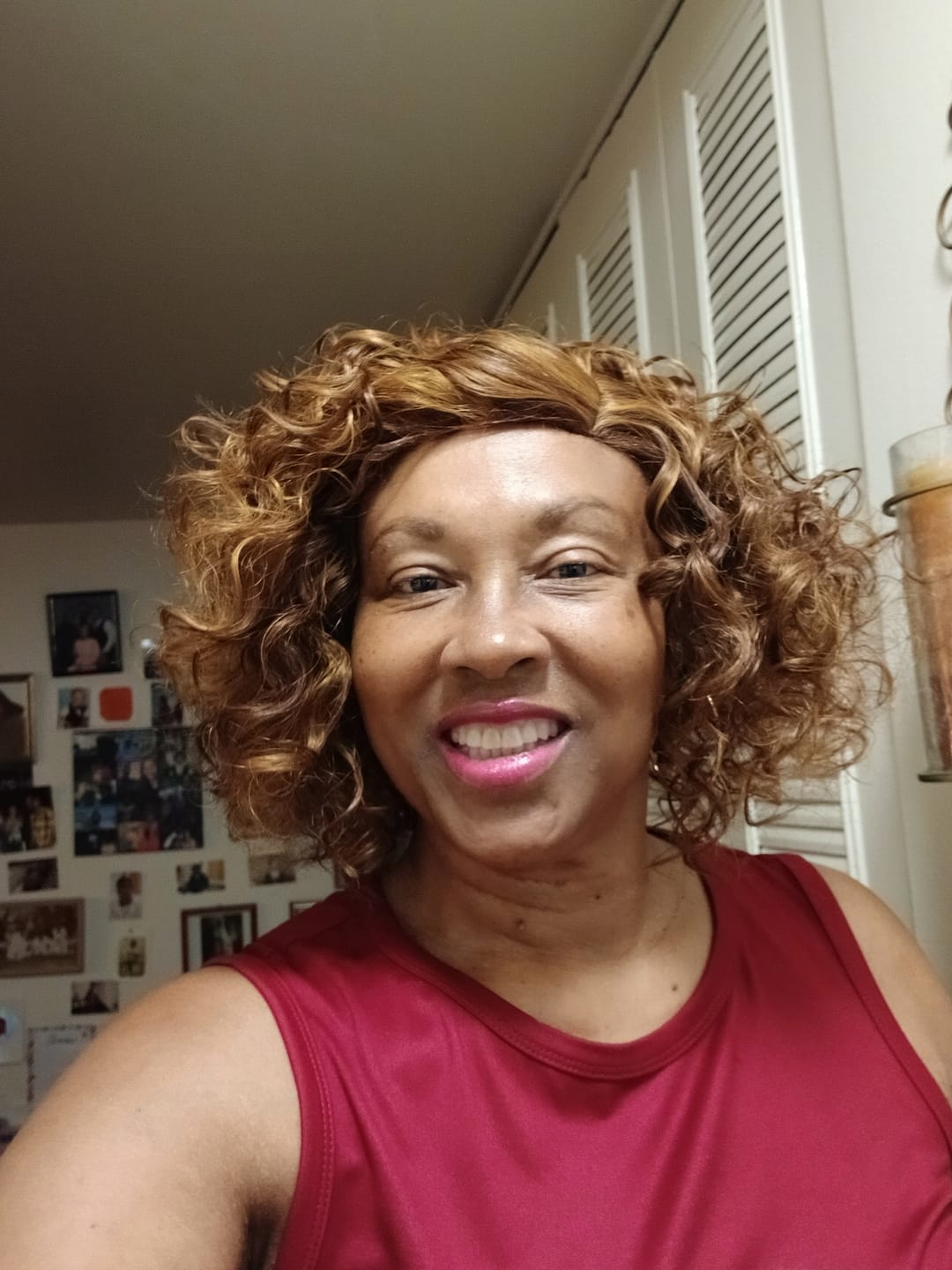 Customer photo review of Vivica A Fox Pure Comfort Cap Wig - NENE