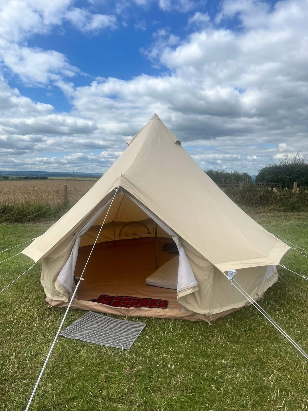 Customer photo review of Classic Bell Tent