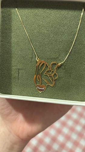Customer photo review of Collana Mamma e Figlio