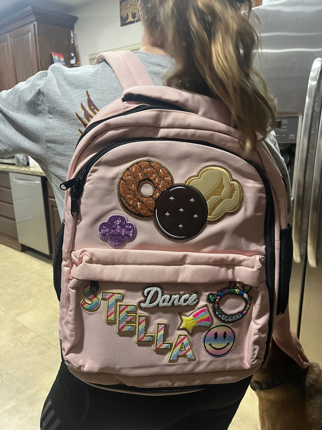 Customer photo review of Recycled Backpack