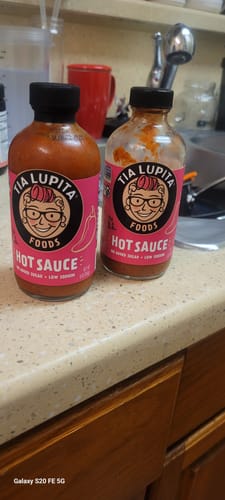 Customer photo review of Tia Lupita Hot Sauce