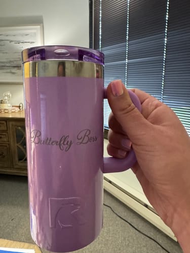 Customer photo review of Road Trip Travel Mug | 16 oz