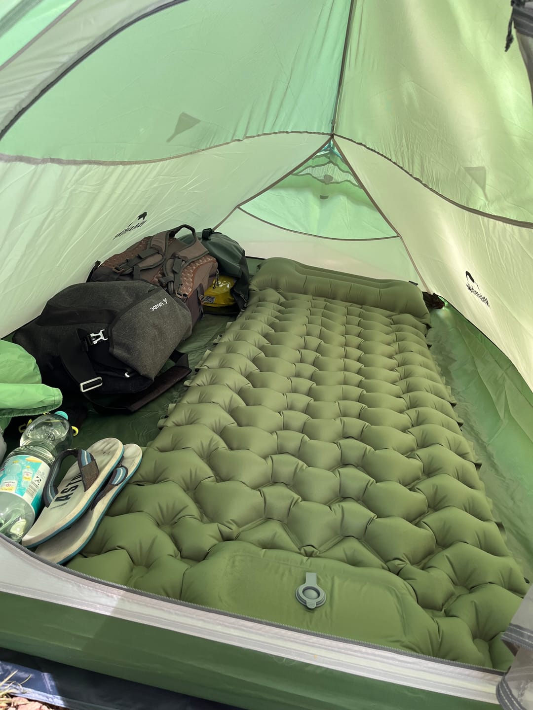 Customer photo review of Ultraleichte Isomatte – für Winterabenteuer mit Komfort für kalte Nächte