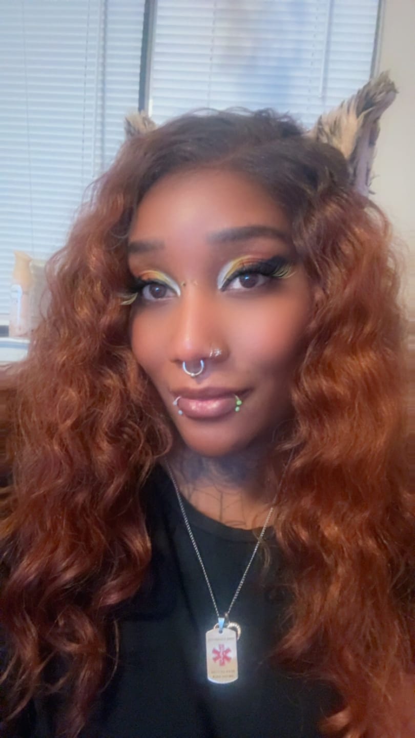 Customer photo review of Sensationnel What Lace Glueless 13x6 HD Lace Front Wig - ZION