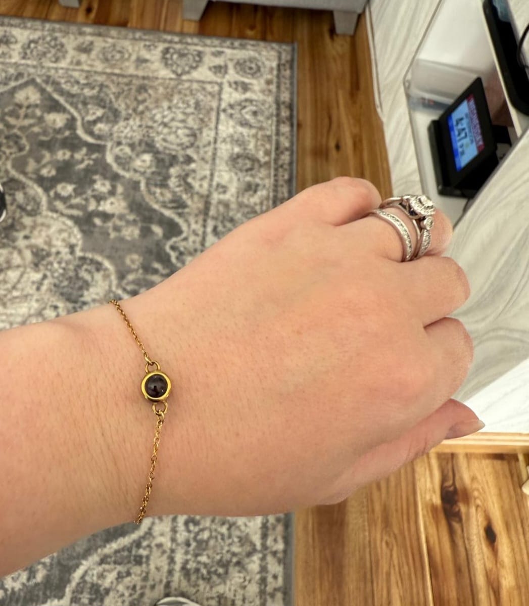 Customer photo review of Photo Projection Bracelet