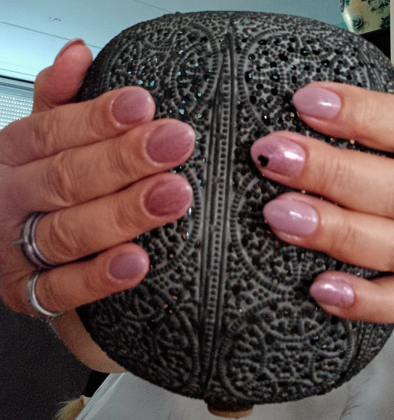 Customer photo review of Crystal Clear Dipping Powder