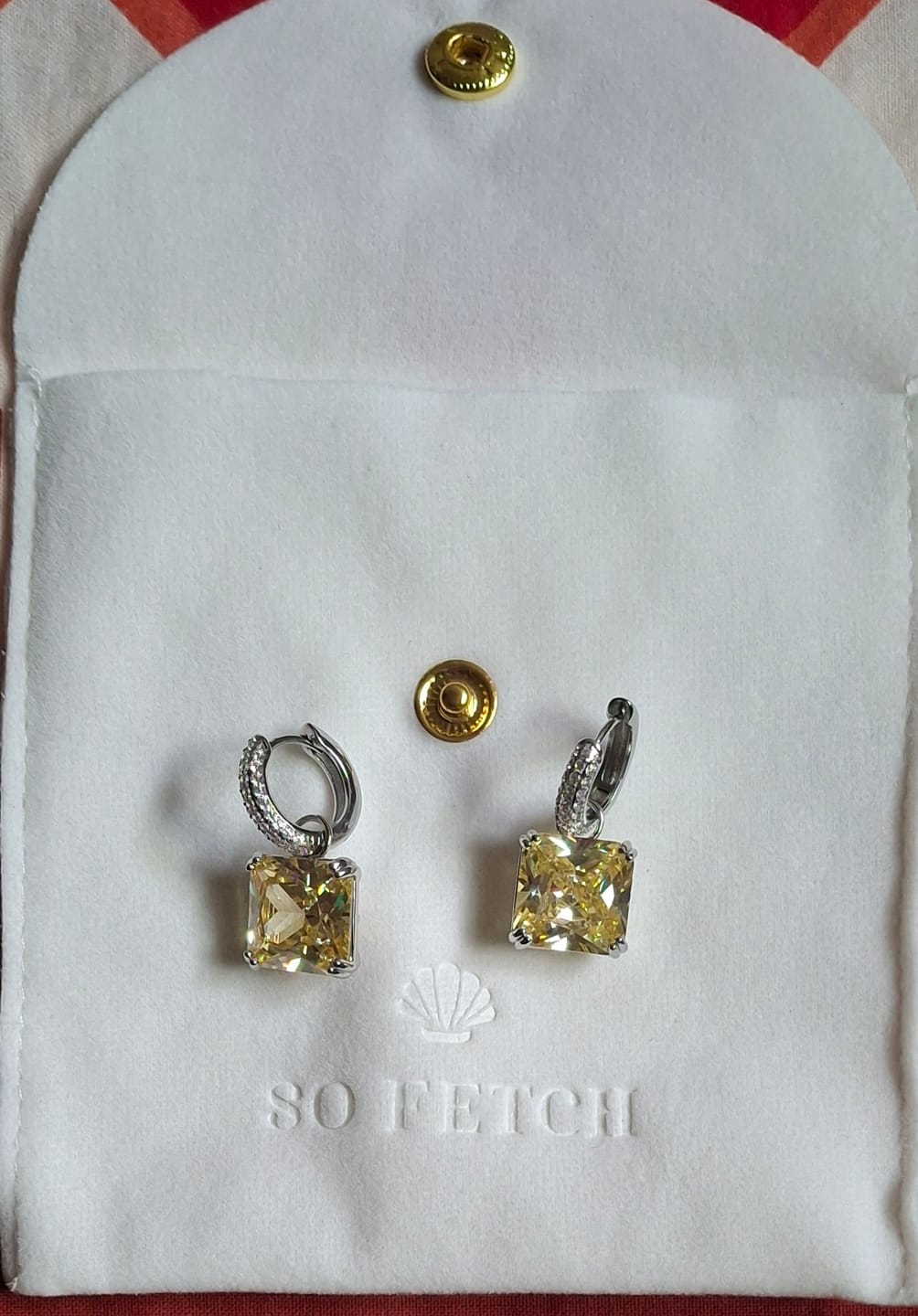 Customer photo review of The Lola Earrings