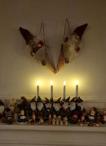 Customer photo review of Juletræslys belagt med stearin 6 stk