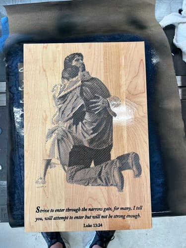 Customer photo review of Hard Maple Panel