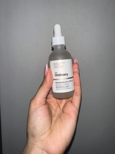 Customer photo review of Niacinamide 10% + Zinc 1% Oil Control Serum