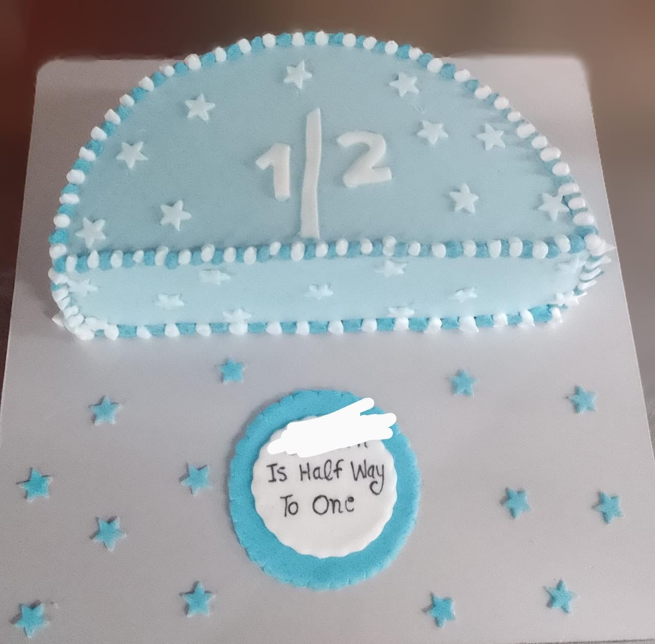 Customer photo review of Halfway there Cake