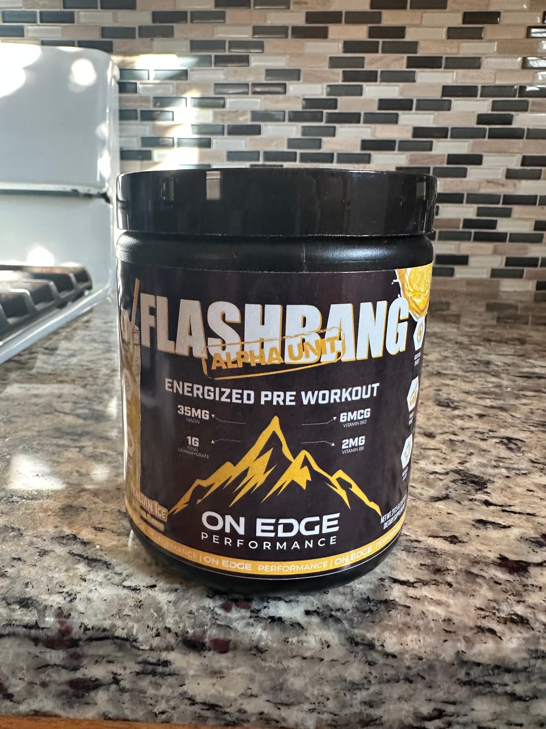 Customer photo review of FLASH BANG (Alpha Unit) ENERGIZED PREWORK - Lemonade