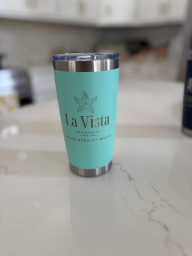 Customer photo review of (6 Pieces) Laser Engraved Tumbler | 20 oz