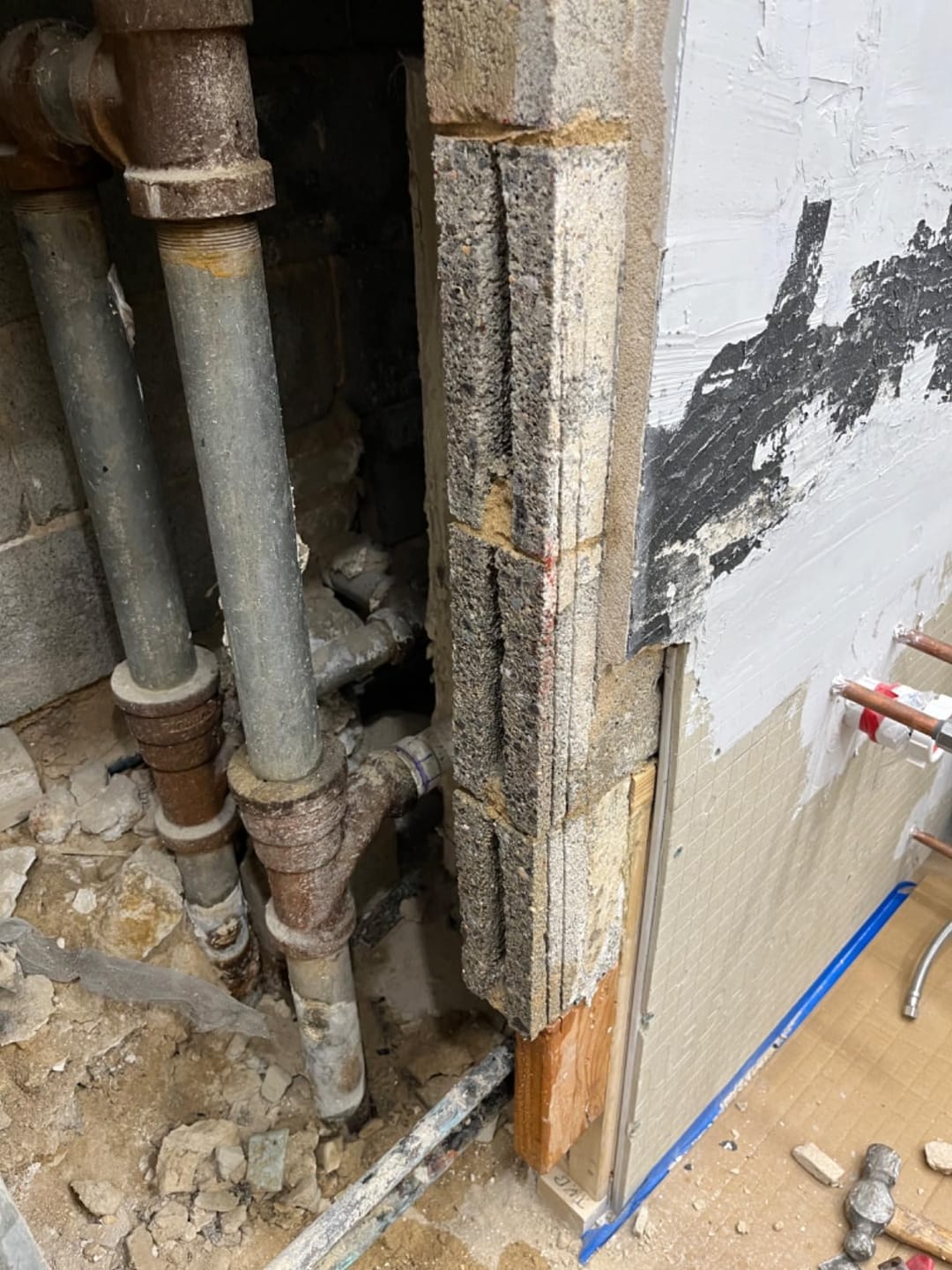 Customer photo review of Brick & Concrete Cutting – Carbide, 12 & 18 in Demolition Reciprocating Saw Blade