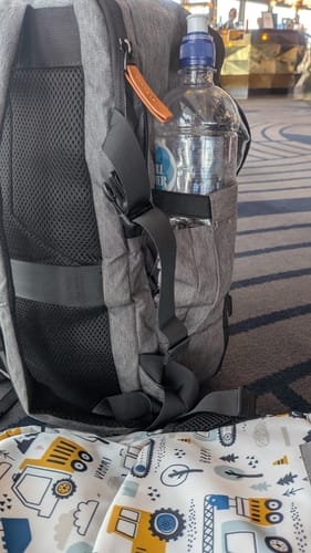 Customer photo review of Falco 40L Expandable Airline Approved Carry On Travel Backpack