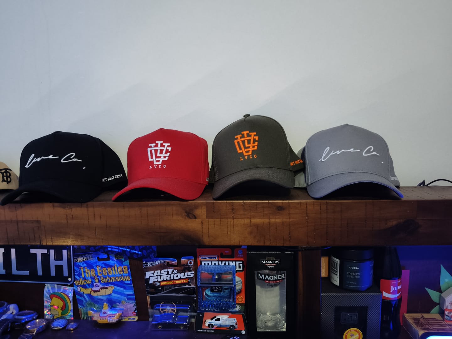 Customer photo review of LVCO "Khaki Blaze" A-Frame Snapback