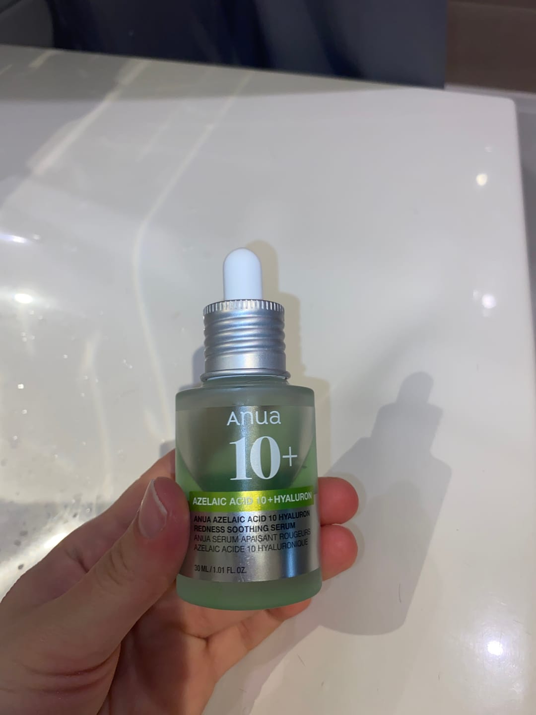 Customer photo review of Serums ar azelaīnskābi Anua Azelaic Acid 10 Hyaluron Redness Soothing Serum