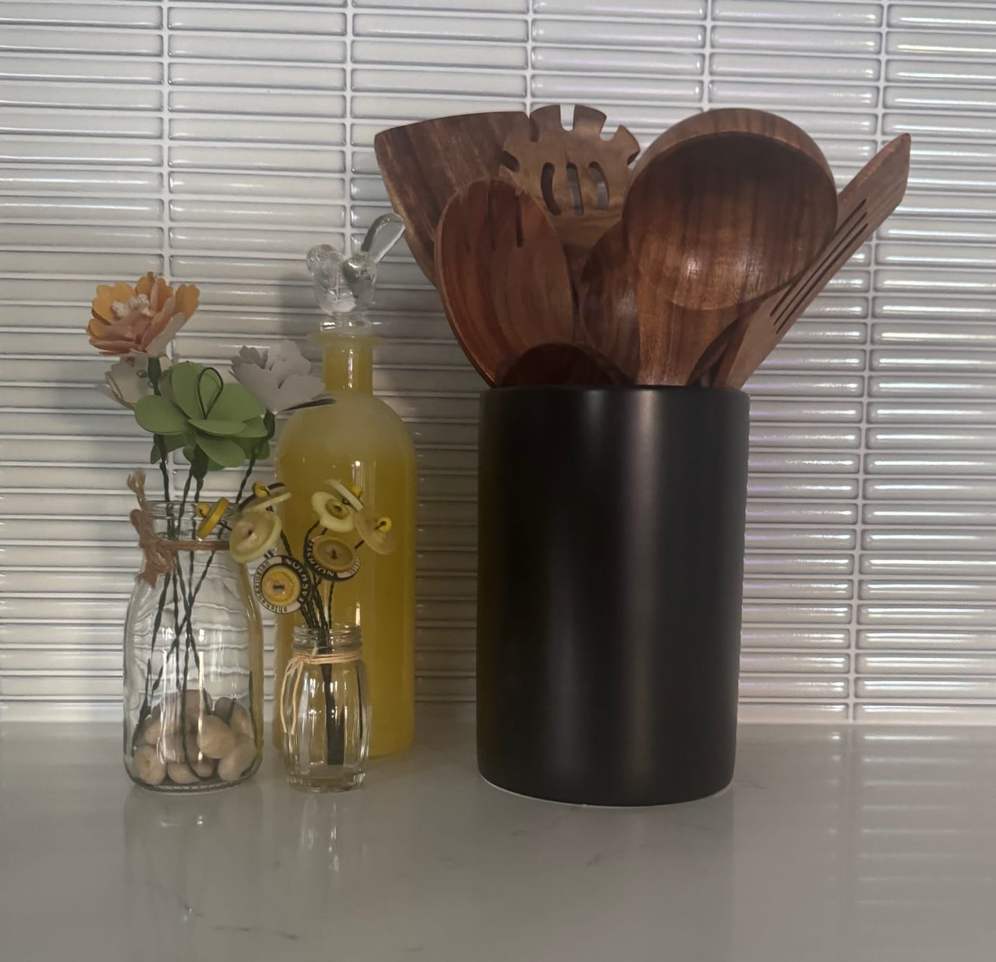 Customer photo review of Wooden Teak Utensils Set - 50% OFF SALE