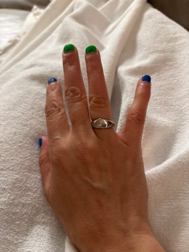 Customer photo review of Sweetheart Ring - Silver