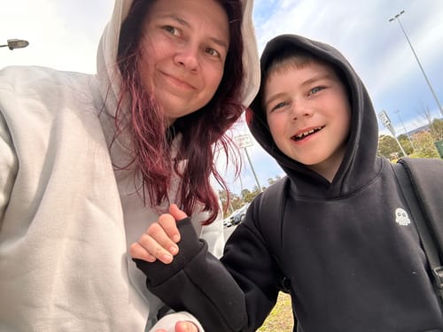 Customer photo review of The Classic Squiddy Hoodie