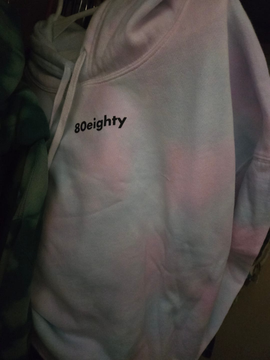 Customer photo review of 80Eighty® Women's Cotton Candy Crop Hoodie