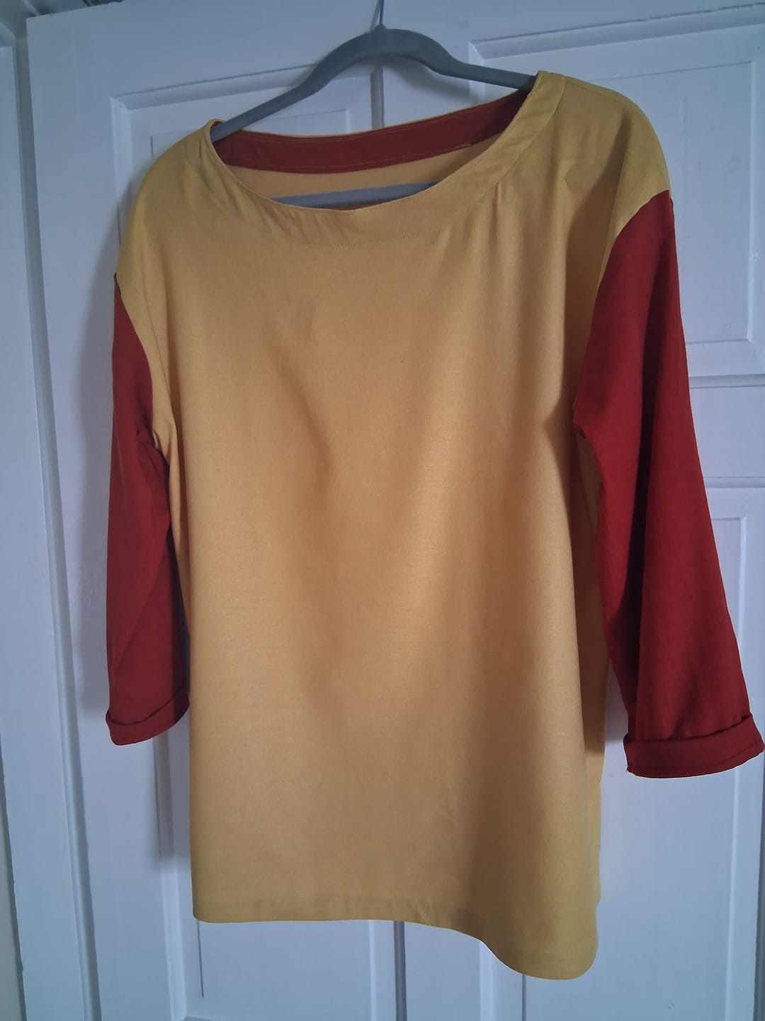 Customer photo review of Viscose Linen Woven Stretch Fabric