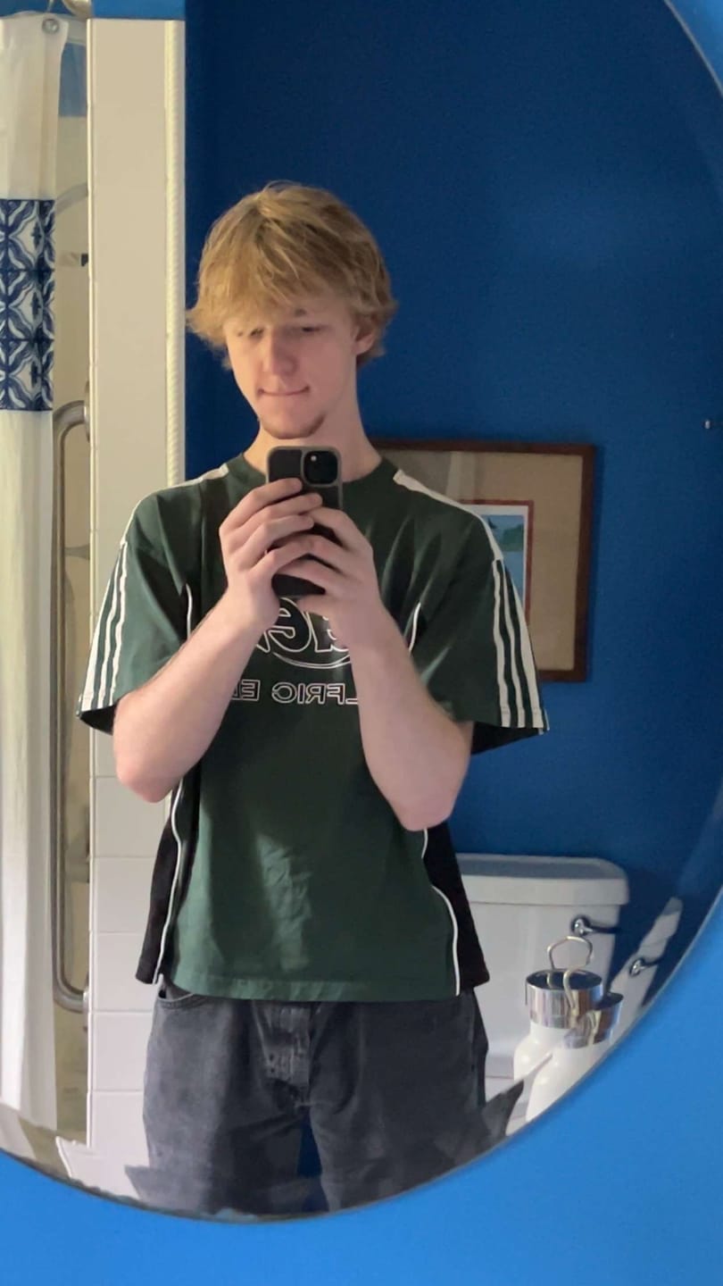 Customer photo review of Aelfric Eden Color Block Speedway Tee