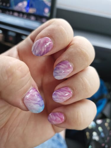 Kundenbewertung mit Foto zu UV Gel: Pastel Waves
