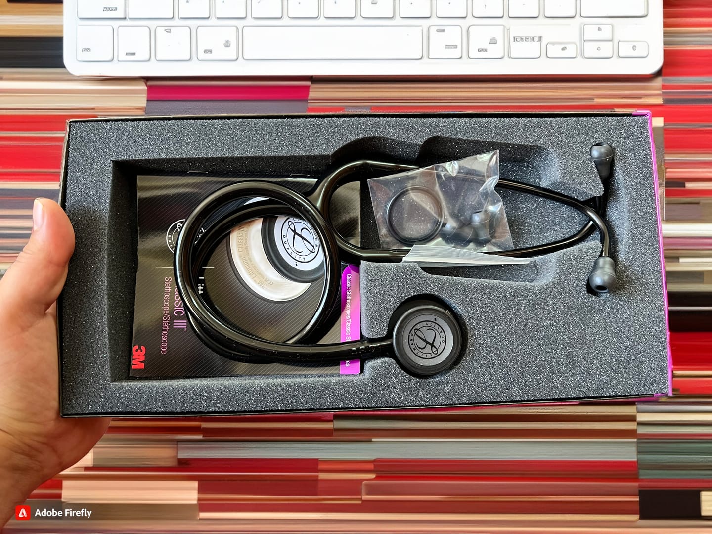 Customer photo review of Littmann Classic III Monitoring Stethoscope: All Black 5803