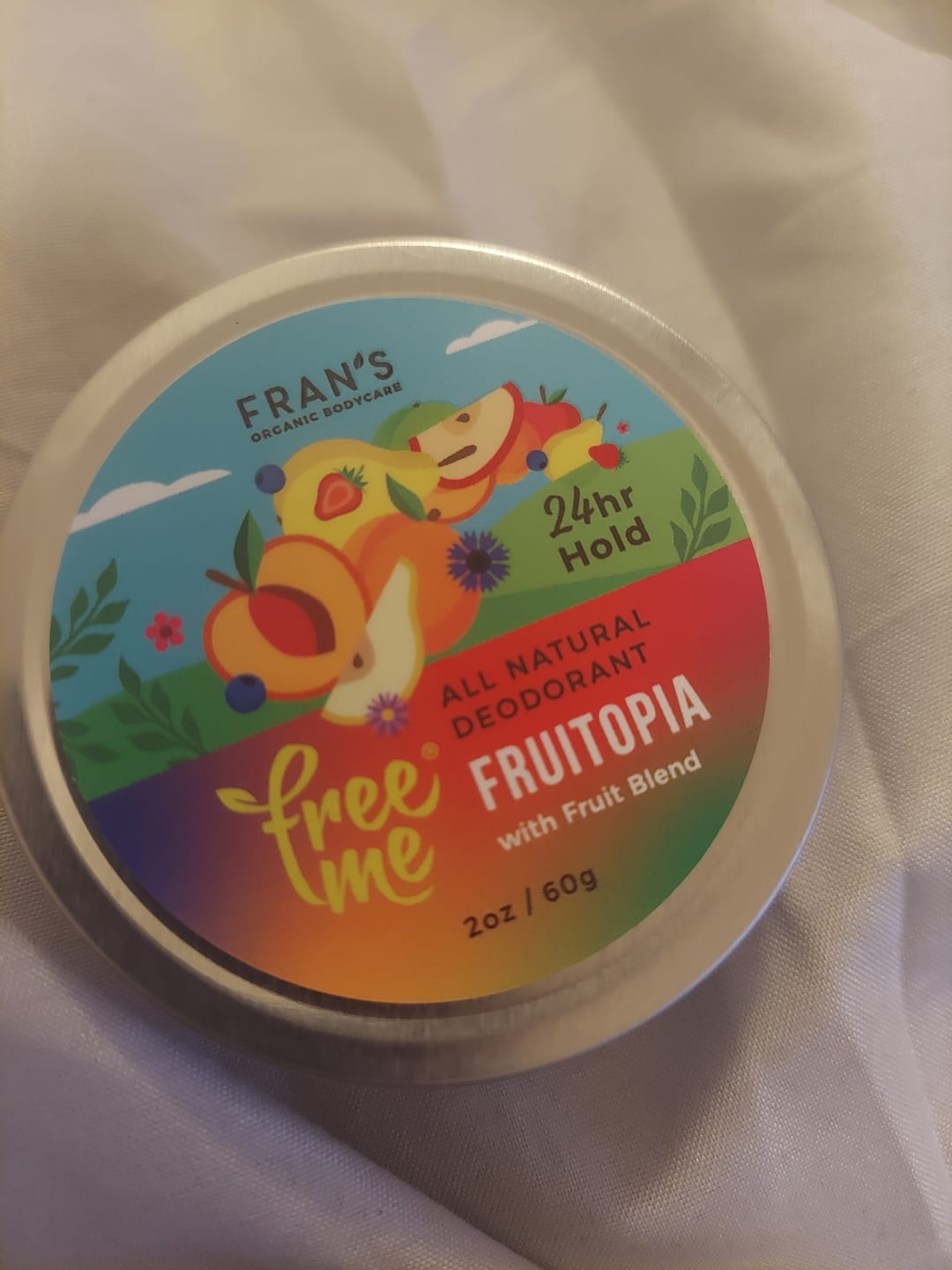 Customer photo review of FreeMe All Natural Deodorant