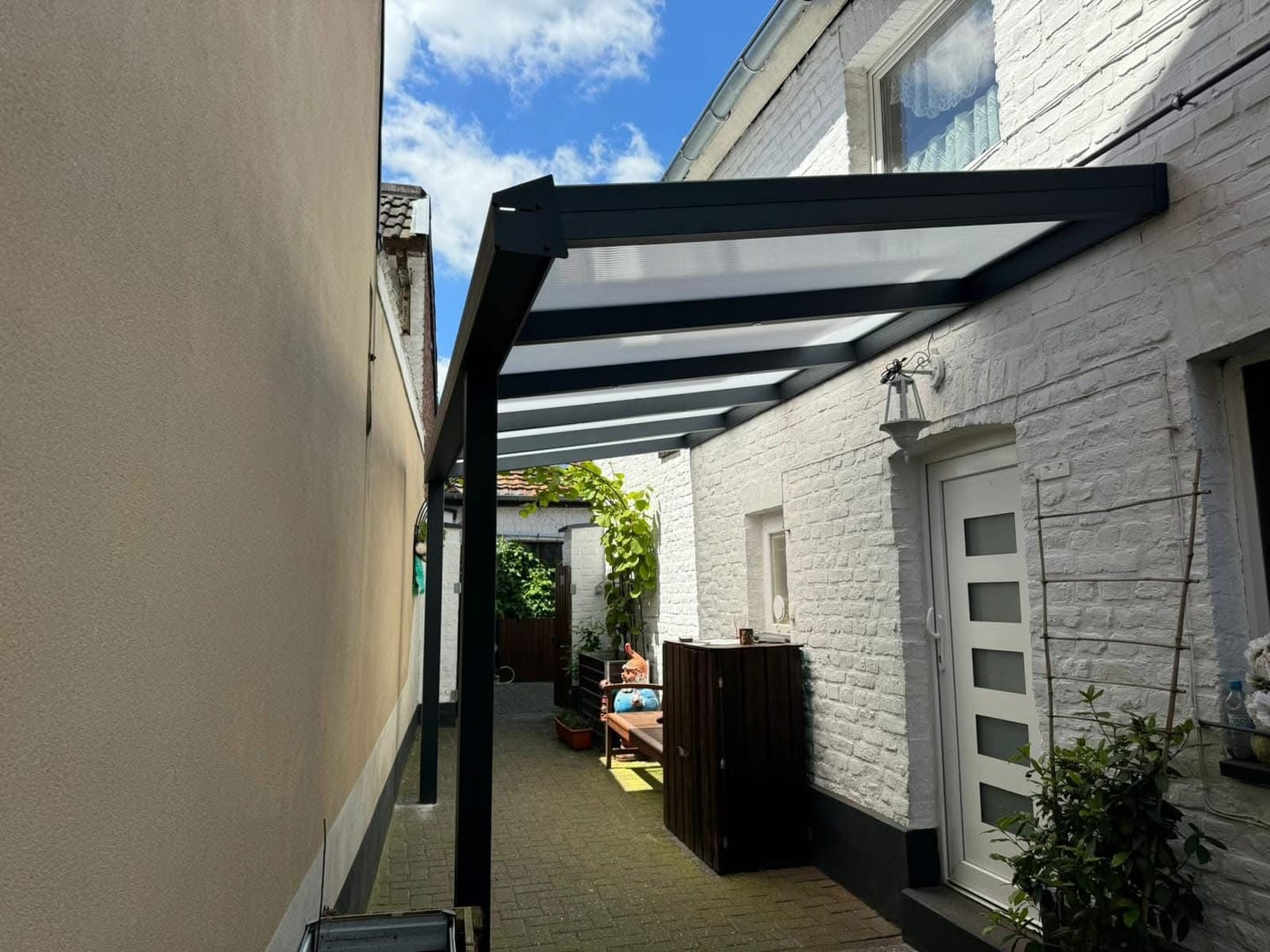 Customer photo review of Doppelstegplatte 16 mm Polycarbonat 3-fach weiß-opal HEATBLOC
