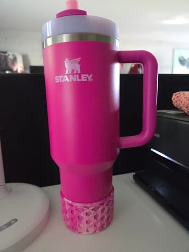 Customer photo review of Flockin’ Fabulous Flamingo Remix WAFFLE Tumbler Boot -fits 20-40oz