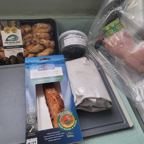 Customer photo review of Paua Mince 200G (NZ Abalone) Frozen