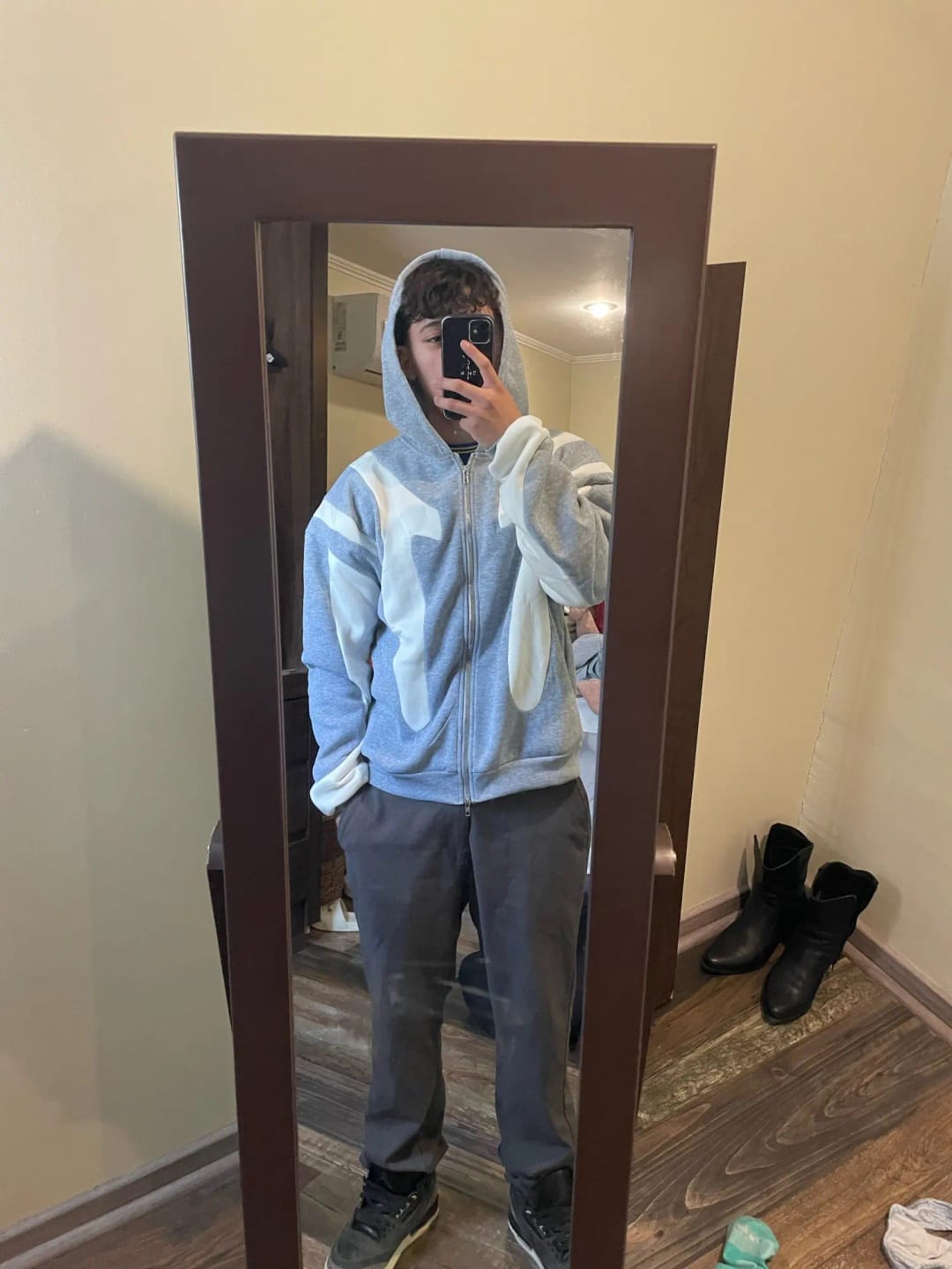Customer photo review of Y2K Streetwear Hoodie