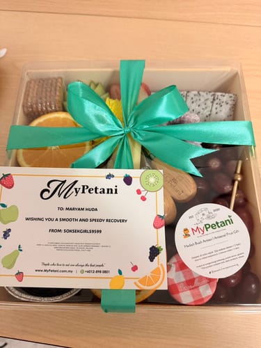 Customer photo review of Subang Jaya Signature Cheese Fruit Grazing Platter (Available in S, M & L size) [Malaysia]