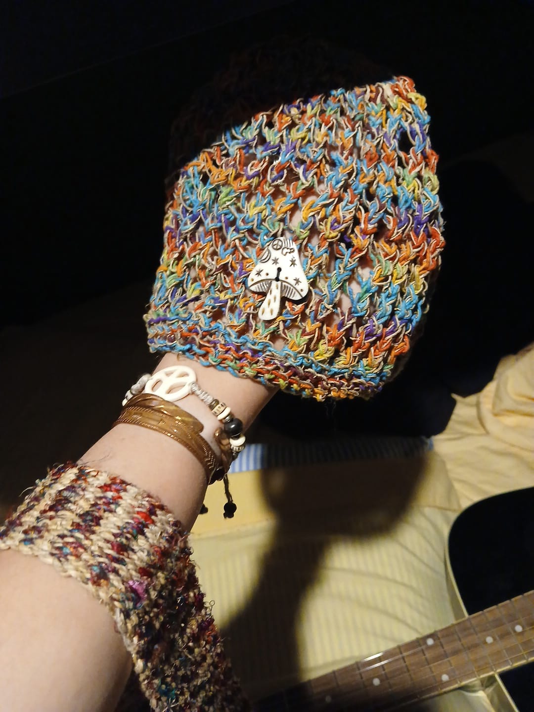 Customer photo review of Honeycomb Mushroom Hemp Hat