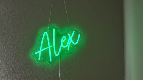 Customer photo review of US Custom Neon: Alex