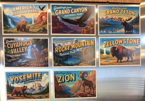 Customer photo review of Rocky Mountain National Park Retro Sticker